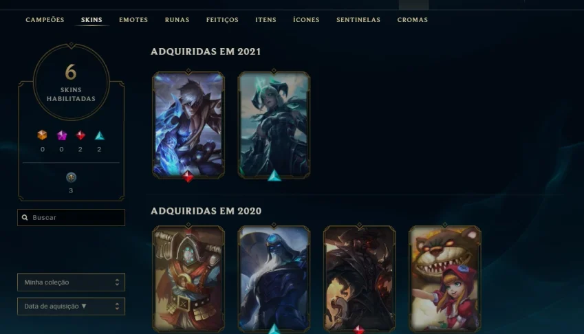 conta d1 lol