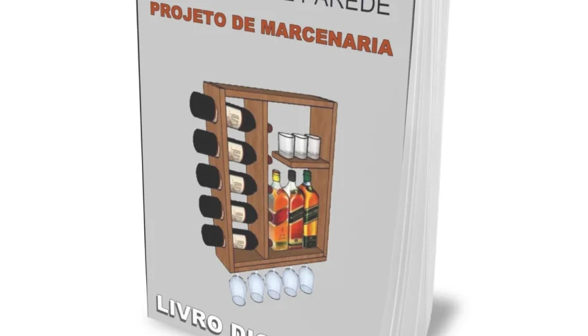 Projeto de Marcenaria Mini Adega de Parede