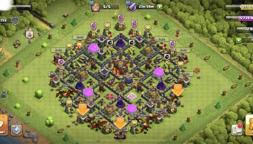 CLASH OF CLANS CV 10 RECENTE