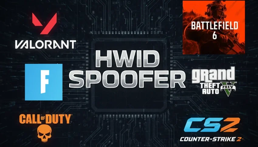 4 spoofer's  para BAN HWID permanente!! PARA todos os jogos