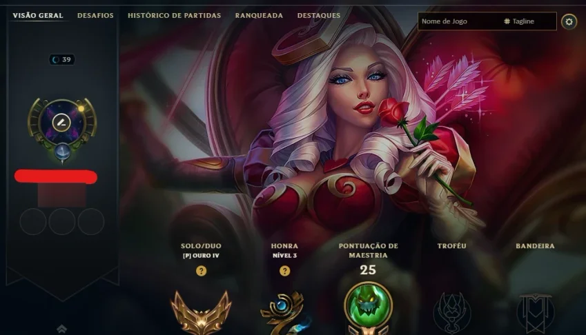 [Entrega Automática] Lol Ouro, 47 Skins, Mmr Top, Upada àmão