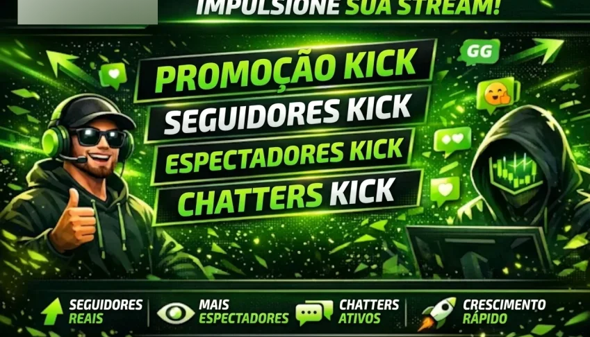 Seguidores Kick | Alta Qualidade & Reposição