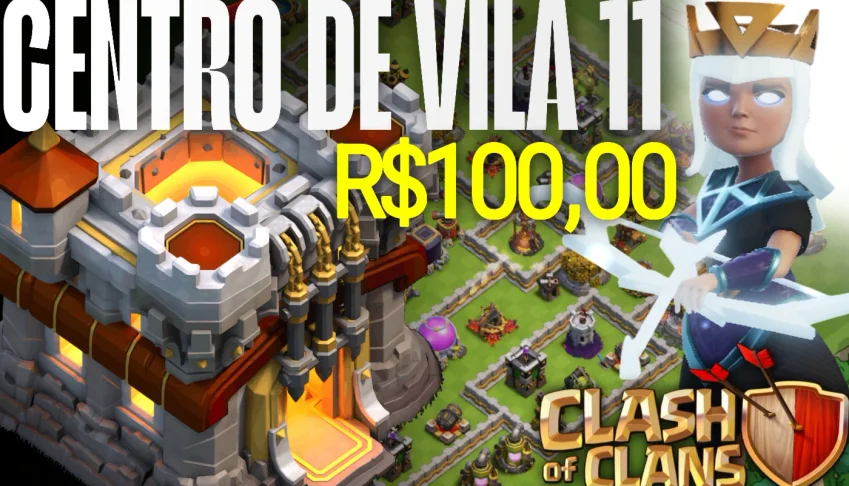 Centro De Vila 11 Full Com Skin Rainha Mágica