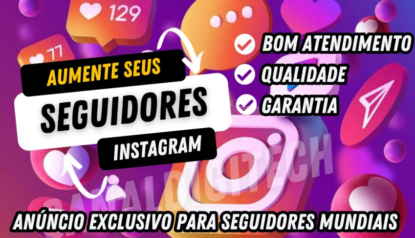 Instagram - Seguidores MUNDIAIS [Melhor Preço]
