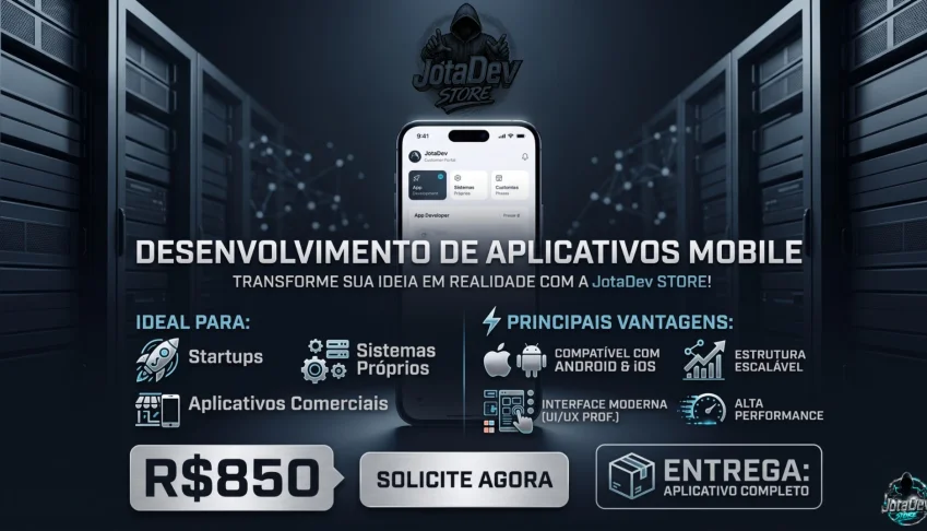 Desenvolvimento de Aplicativo Mobile - JotaDev Store