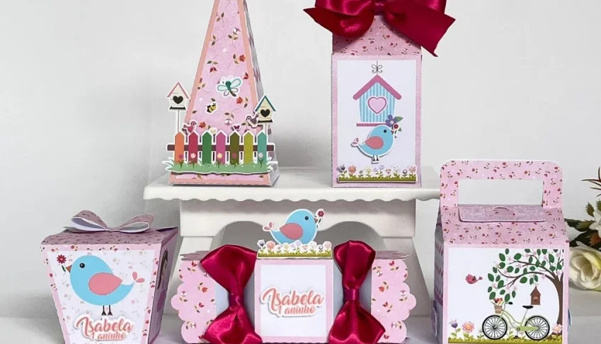 Kit Festa 20 Lembrancinhas Jardim Encantado Personalizadas