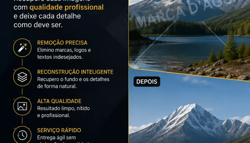 Remova Marcas D’Água Das Suas Fotos