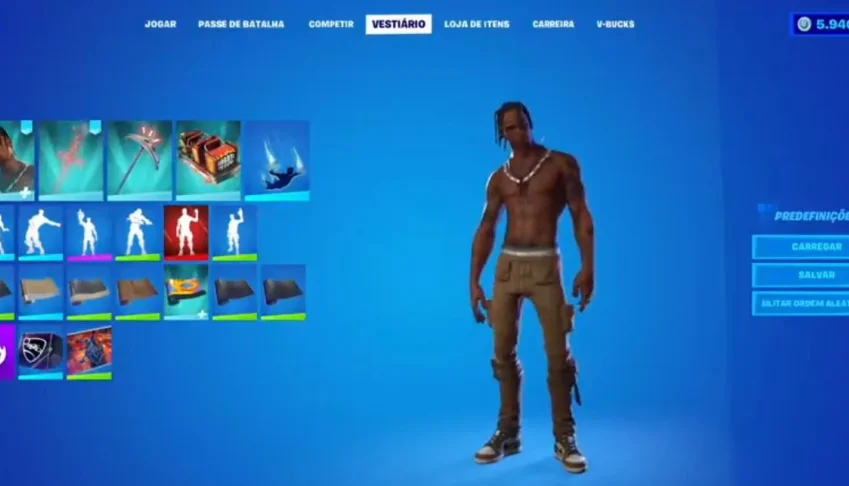 Conta do Fortnite