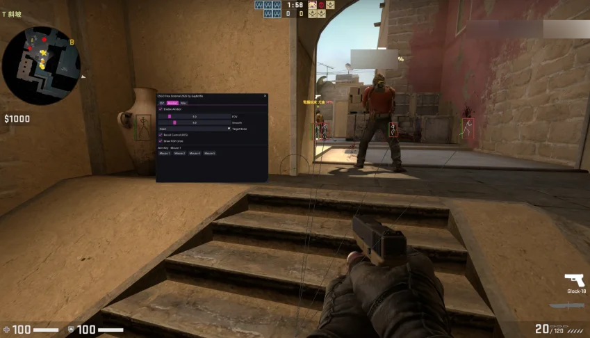 CS External Cheat – ESP + Aimbot + Misc  VITALICIO