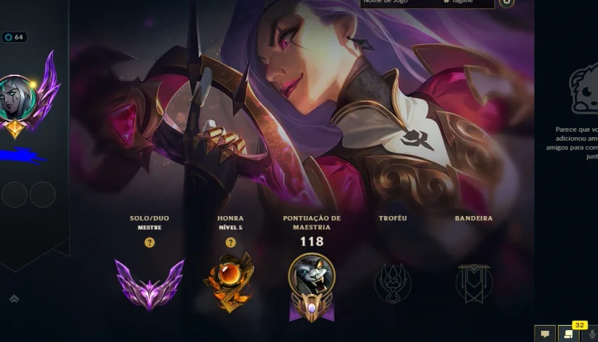 conta mestre league