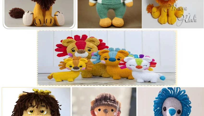 Receita Amigurumi - Leão