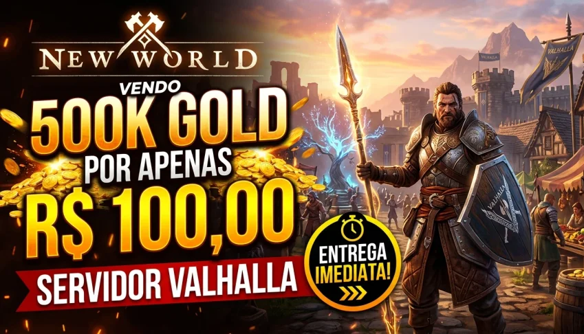 500K Gold New World - Servidor Valhalla