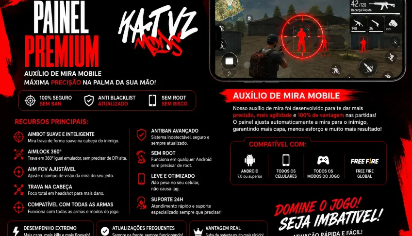 Pro Max Auxílio De Mira Free Fire Premium Ant Ban📥