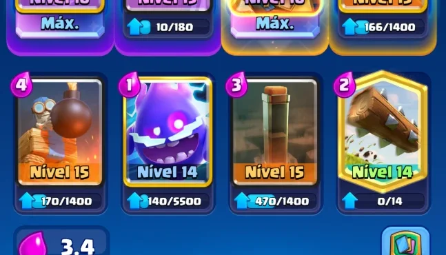 Conta Clash Royale