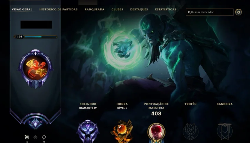 Conta de LoL