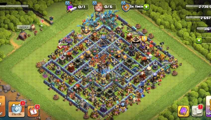 Clash of Clans CV 18 COM ***6** CONSTRUTORES