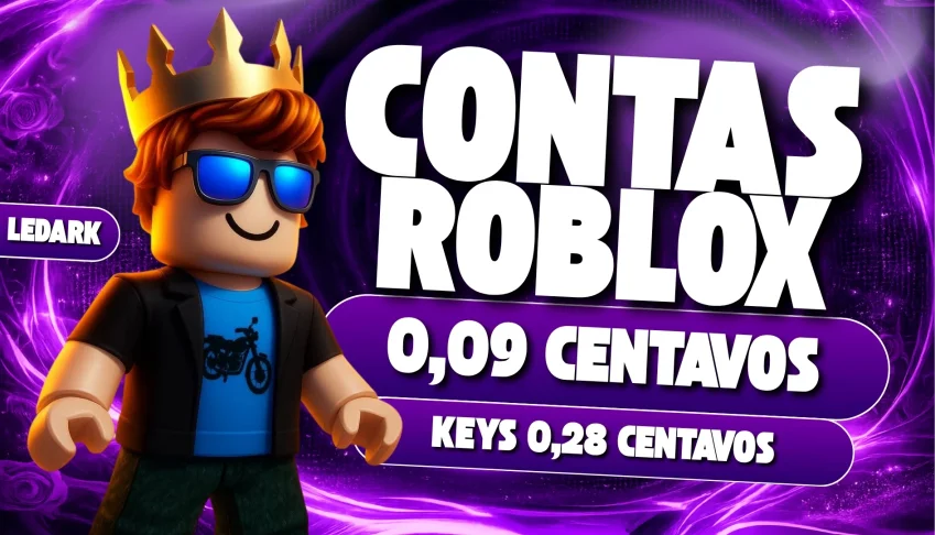 Contas Roblox 0,09 Centavos +Brinde Steam Keys 0,28 Centavos