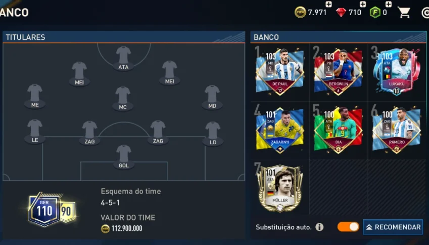 Conta FIFA Mobile