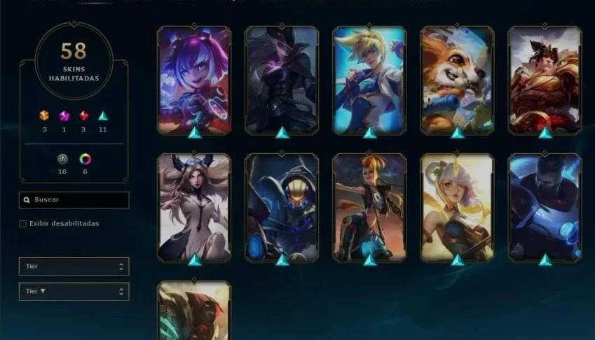 Vendo conta prata II, Honra 3, 58 skins: