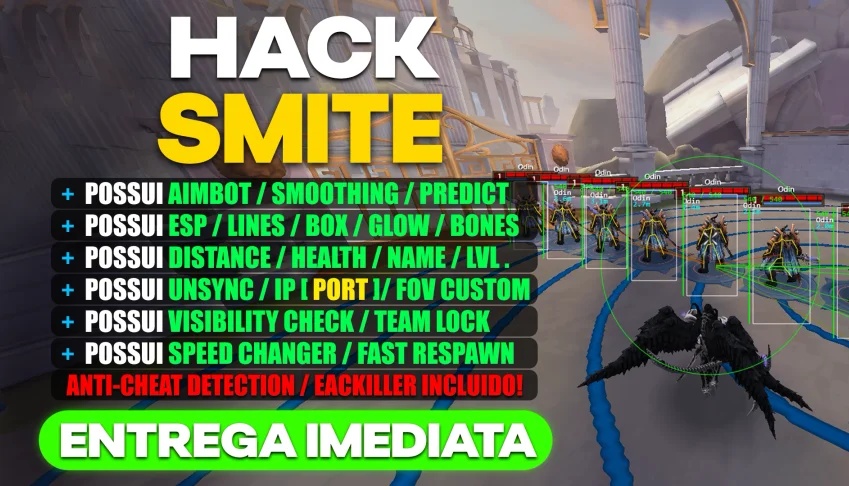 Hack Smite 100% Indetectável (ATUALIZADO)