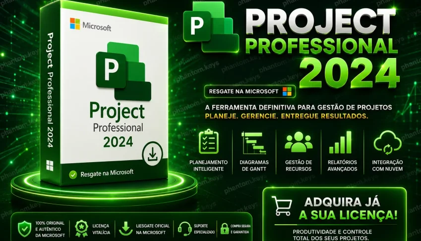 Project Pro 2024 - Resgate Na Microsoft!
