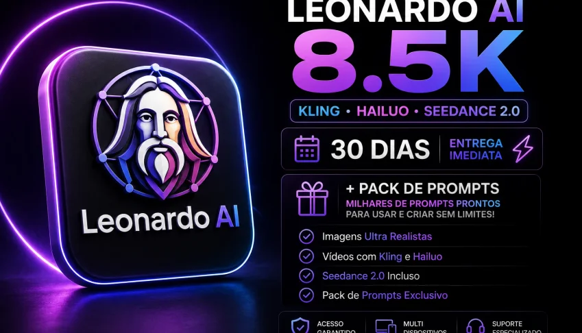 🔮 Leonardo Ai 8K [ 7 Dias Ou Até Consumir]🤖