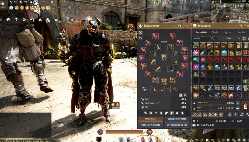 Conta Black Desert 903Gs Único Dono