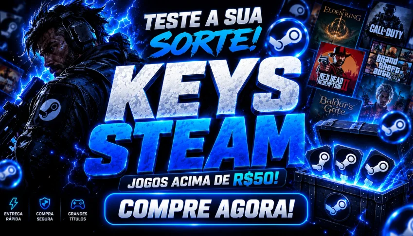 Steam Keys Premium|Chaves Originais