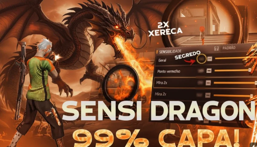 Fogo Extremo:Mira Agresiva & Rápida - Free Fire Sensi Dragon