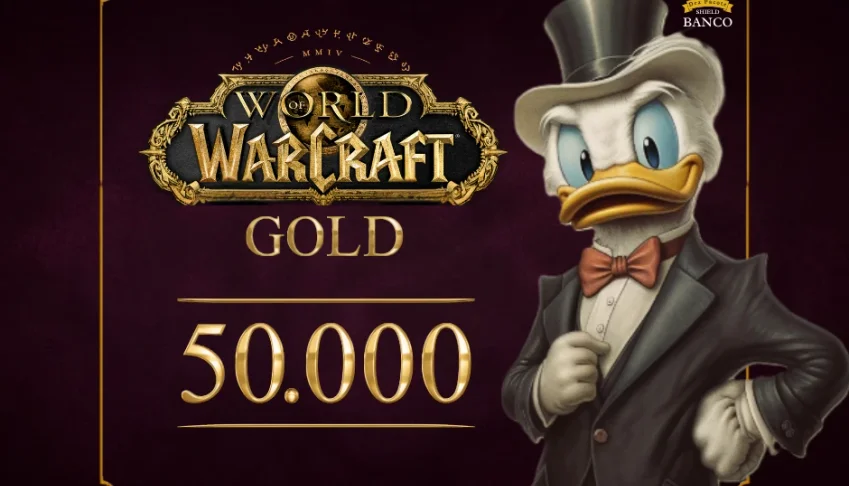 Gold WoW Retail 50k Entrega em Todos os Servers WoW Gold