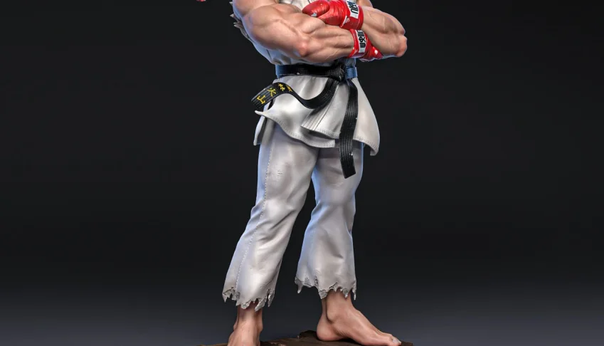 Ryu Street Fighter stl 3d