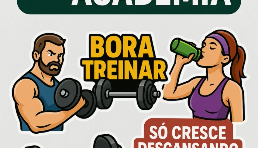Figurinhas Whats-app Academia + Vídeo Aula De Suporte