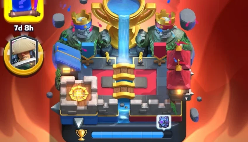 Conta clash royale bem evoluída.