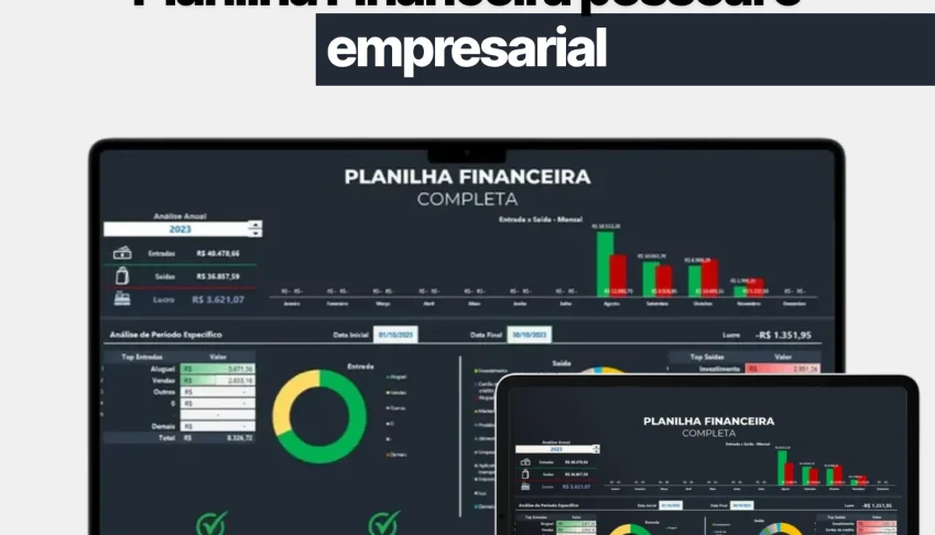 Planilha financeira pessoal completa