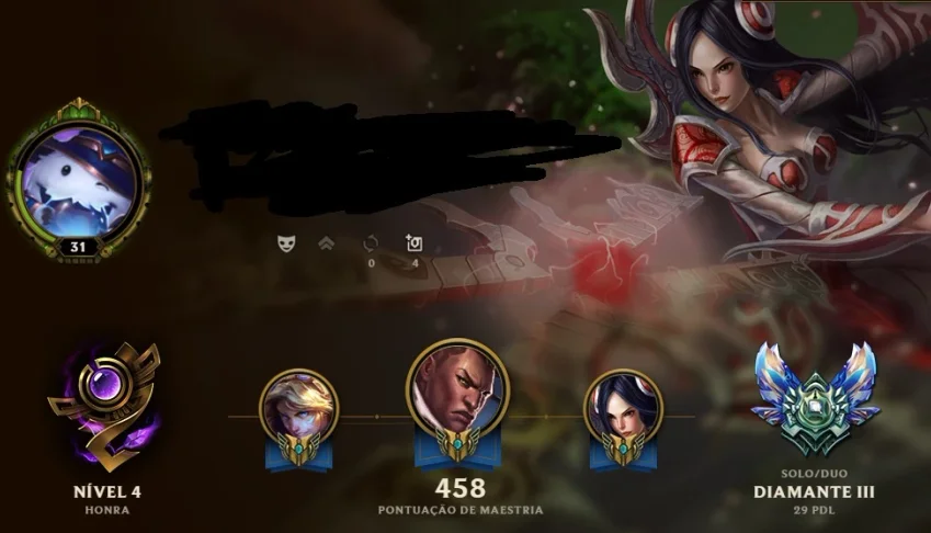CONTA D3 10 RUNEPAGES 129 champs  90 skins 60% WINRATE