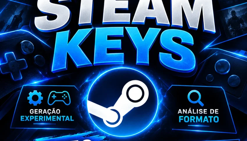 🎮 Steam Keys: Gerador e Checker de Chaves + Bônus Grátis |
