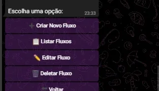 Bot Telegram Criador de Fluxo de Mensagem Personalizada