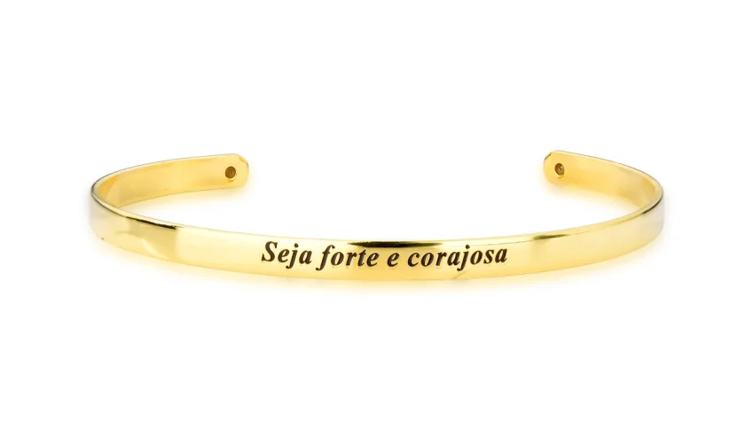 Bracelete Personalizado com Frase