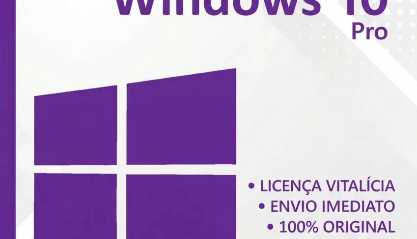 Windows 10 Pro - Suporte + Original + Chave Vitalícia