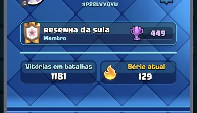 Conta Clash Royale