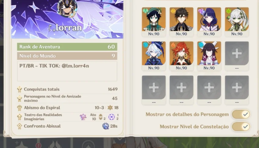 Vendo conta genshin impact.