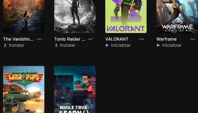 Conta Da Epic Games