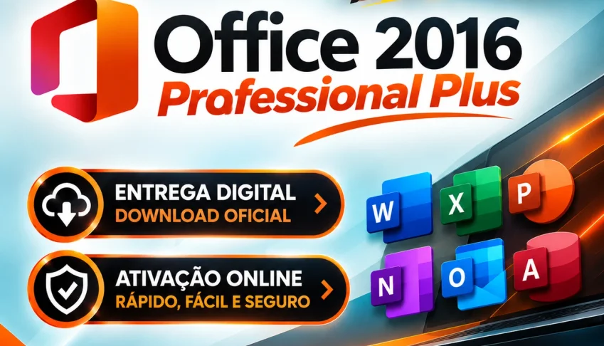 Office 2016 Professional Plus Vitalício - C/ Nota Fiscal