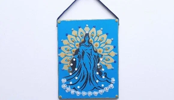Quadro Mandala Iemanjá P