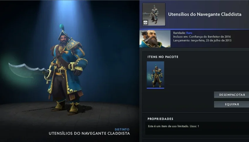 Utensílios do Navegante Claddista