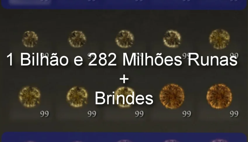 Elden Ring - 1 Bilhão e 282 Milhões Runas - Steam Pc