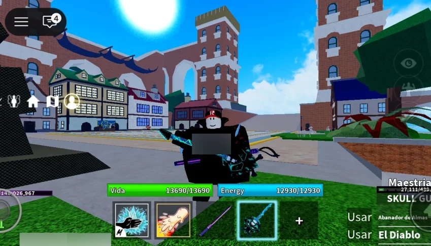 Uma conta de roblox/blox fruts  que vale apenas comprar
