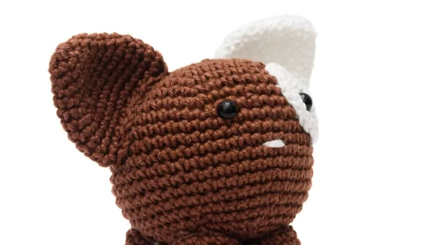 Cachorro Bola em amigurumi