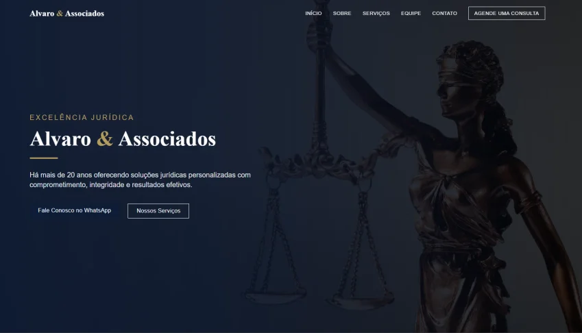 Landing Page para advogados