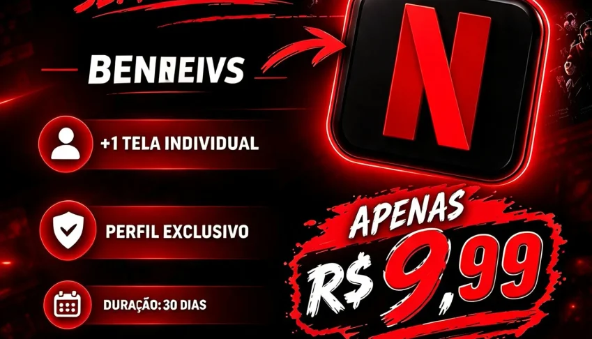 🟥PROMOÇÃO NETFLIX COMPARTILHADA 1 MÊS 🟥